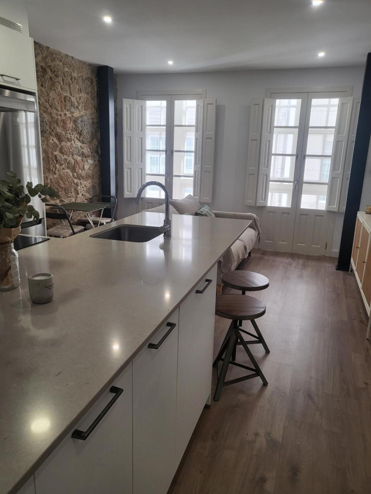 Preciosa Vivienda En El Centro De La Ciudad Daire A Coruña Dış mekan fotoğraf